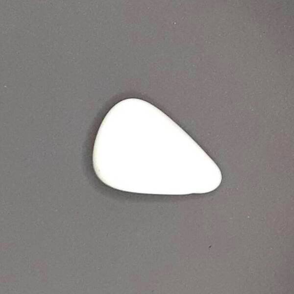 画像3: ウランビーズ1015　ボヘミアビーズ　ホワイト（1個入）【年代物】 (3)