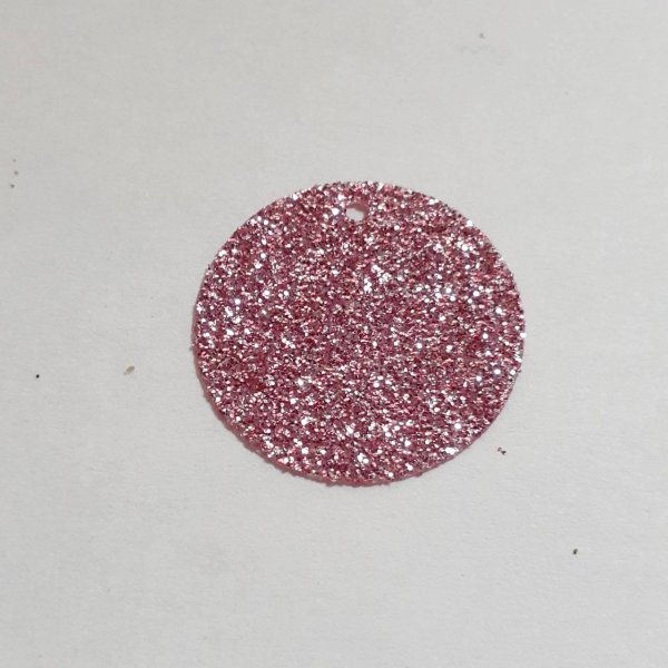 画像2: スパンコール1290　トップホール18mm　ピンク　1g (2)