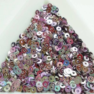 画像1: スパンコール1155　平3ｍ　メタリックパープルＡＢ　2ｇ (1)