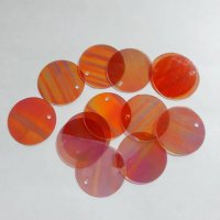 画像2: スパンコール1315 トップホール20mm レッド 1g