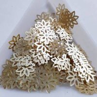 画像1: スパンコール限定159　八重桜10mm　ゴールド1g