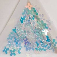 画像1: スパンコール限定167 クロス8mm クリア1g