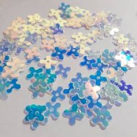 画像2: スパンコール限定167 クロス8mm クリア1g