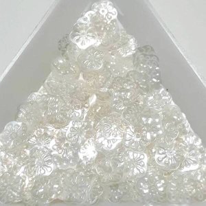 画像1: スパンコール2239　梅花6mm　クリア1g (1)