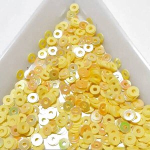 画像1: スパンコール1802　平3mm　イエロー 1g  (1)
