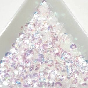 画像1: スパンコール1807　ラウンド3mm　ホワイト 1g  (1)