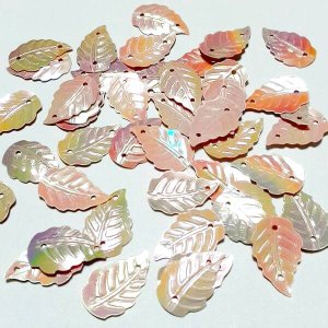 画像2: スパンコール2226　リーフ14×10mm　ピンクAB1g (2)