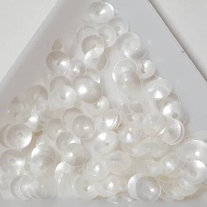 画像1: スパンコール1679　カップ5.5mm　ホワイト1g (1)