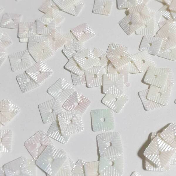 画像2: スパンコール1720　スフィンクス5mm　ホワイト1g (2)