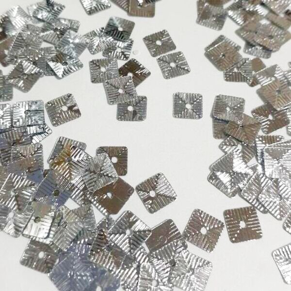 画像2: スパンコール1722　スフィンクス5mm　シルバー1g【在庫限り】 (2)