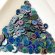 画像1: スパンコール1754 クロック4mm ネイビーAB 1g　 (1)