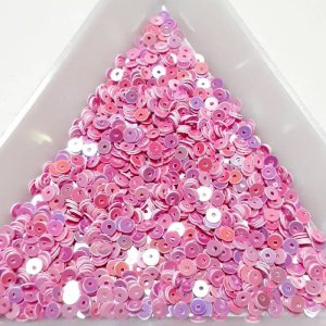 画像1: スパンコール1860 平2mm ピンク1g (1)