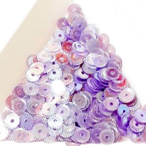 画像1: スパンコール1907 クロック4mm パープル 1g　 (1)