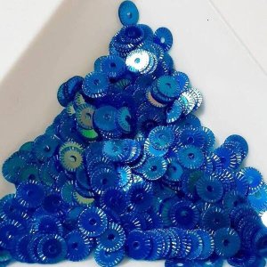 画像1: スパンコール1913 クロック4mm ブルー 1g　 (1)