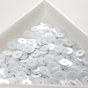 画像1: スパンコール1358　平4mm　ホワイト2g (1)