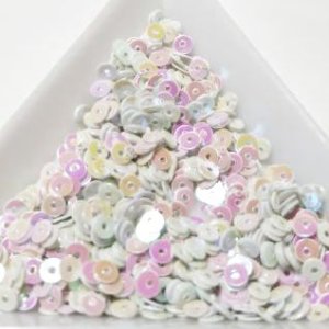 画像1: スパンコール1352　平3mm　ホワイト　2g (1)