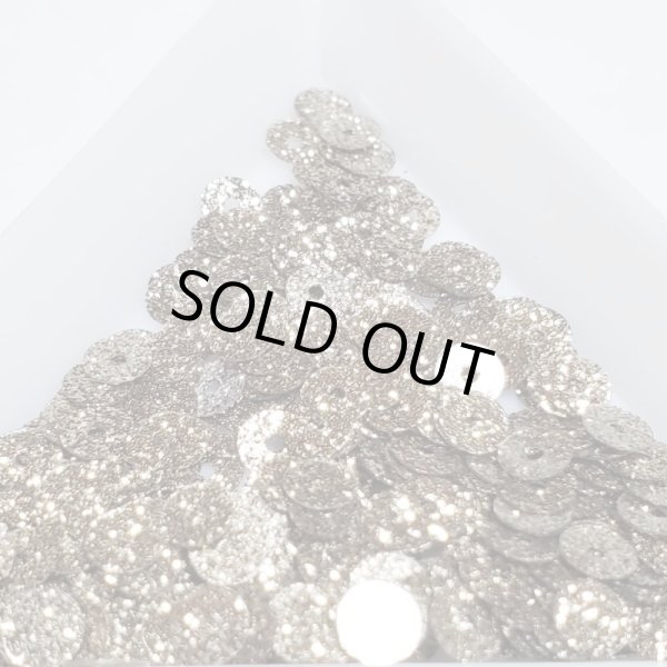 画像1: スパンコール1238　平4mm　グリッターゴールド　1g (1)