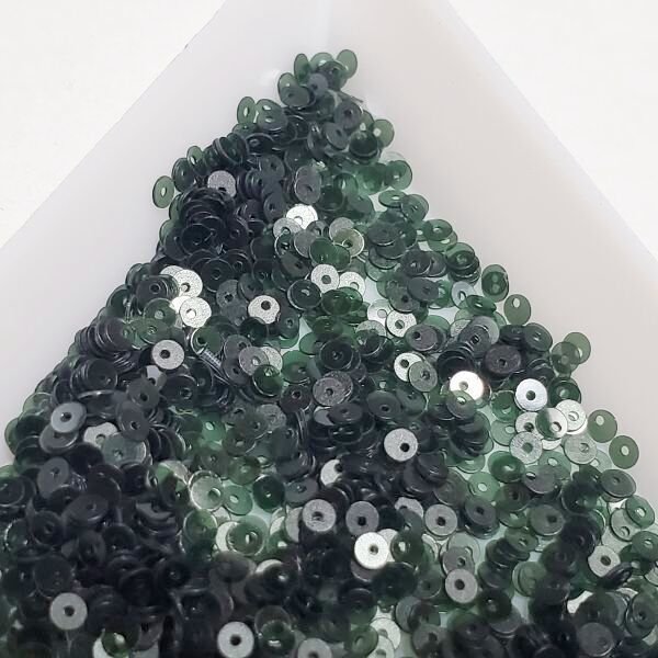 画像1: スパンコール1262　平2mm　グリーン1g (1)
