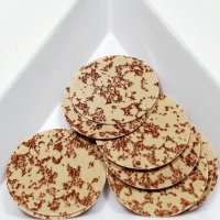 画像1: スパンコール1320 トップホール20mm ブラウン 1g