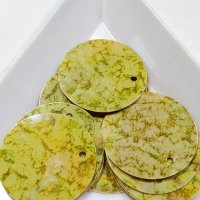 画像1: スパンコール1321 トップホール20mm イエロー 1g