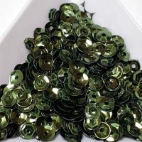 画像1: スパンコール限定325 亀甲4mm グリーン2g