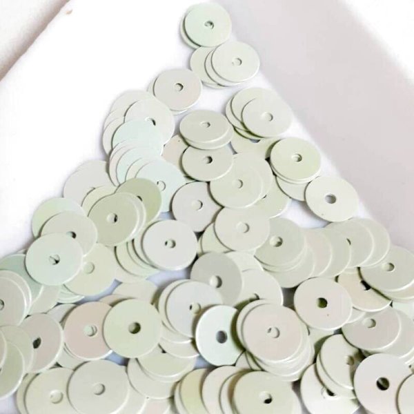 画像1: スパンコール2140J 平5mm グリーン 1g (1)