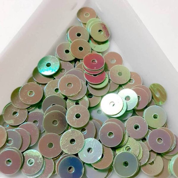 画像1: スパンコール2141J　平5mm　グリーン1g (1)