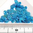 画像2: スパンコール2146J 亀甲5mm ブルー 1g (2)
