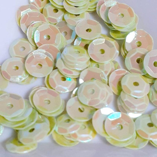 画像3: スパンコール2152J 亀甲5mm グリーン 1g (3)