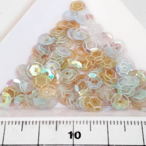 画像3: スパンコール2156J 亀甲5mm グリーン 1g (3)