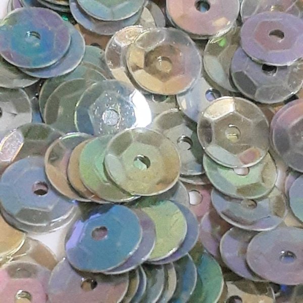 画像2: スパンコール2158J 亀甲5mm グリーン 1g (2)