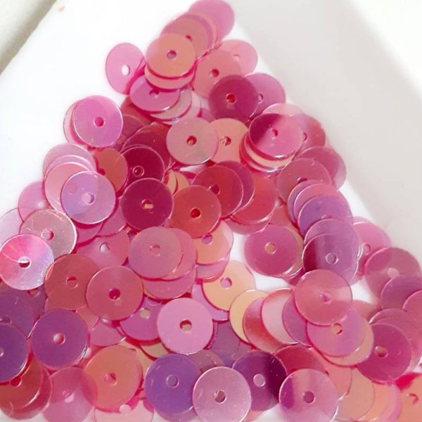 画像1: スパンコール2170J 平5mm ピンク 1g (1)