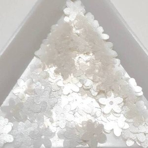 画像1: スパンコール2210 デイジー7mm ホワイト1g【在庫限り・入荷予定無し】 (1)
