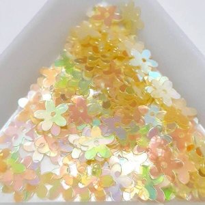 画像1: スパンコール2212 デイジー7mm イエローAB1g【在庫限り・入荷予定無し】 (1)
