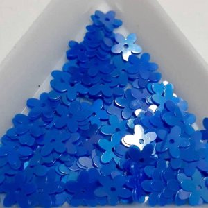 画像1: スパンコール2216 デイジー7mm ブルーAB1g【在庫限り・入荷予定無し】 (1)