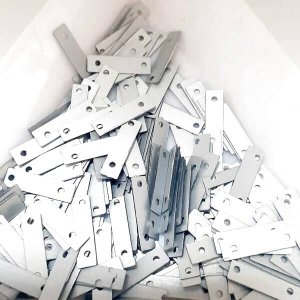 画像1: スパンコール2302 長方形9×2 シルバー1g (1)