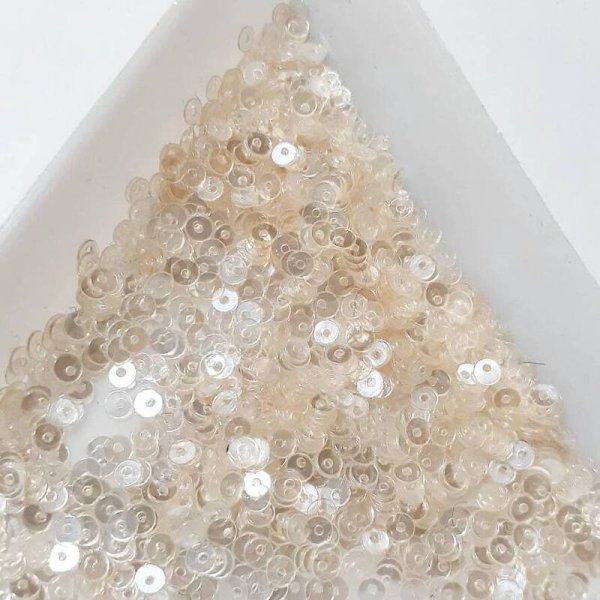 画像1: スパンコール2310 平2mm ベージュ （1g） (1)