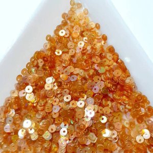 画像1: スパンコール2313 平2mm オレンジ （1g） (1)