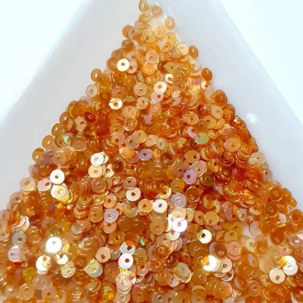 画像1: スパンコール2313 平2mm オレンジ （1g） (1)