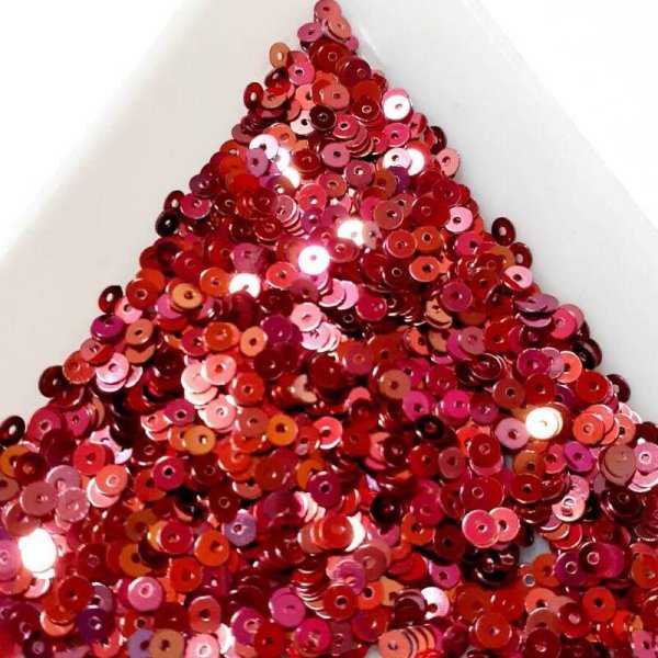 画像1: スパンコール2314 平2mm ピンク （1g） (1)