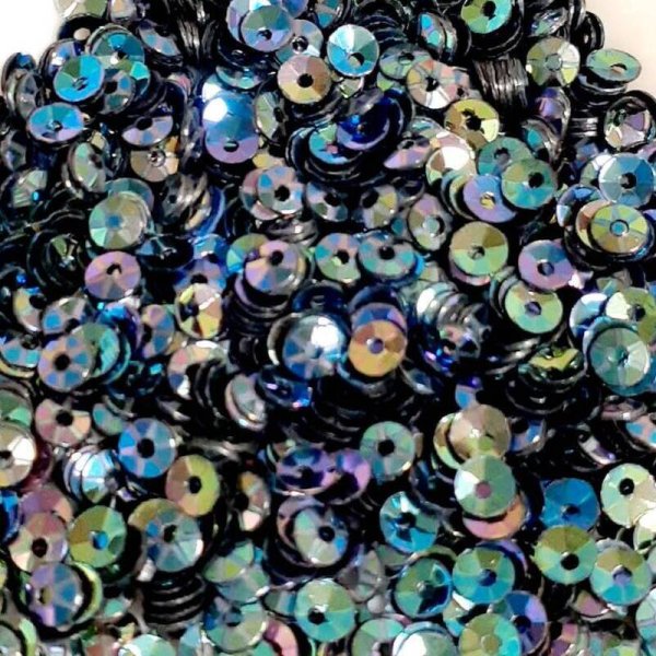 画像2: スパンコール2337 ラウンド2mm ネイビー 1ｇ (2)