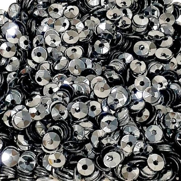 画像3: スパンコール2338 ラウンド2mm グレー 1ｇ (3)