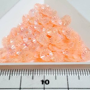画像2: スパンコール2402 ソレイユ6mm オレンジ  1g (2)
