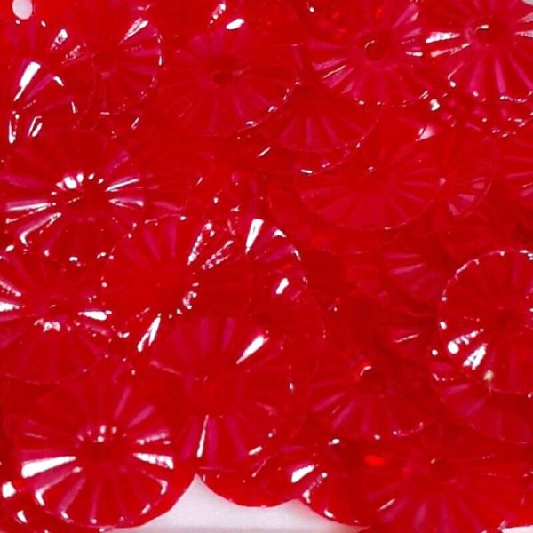 画像3: スパンコール2403 ソレイユ6mm レッド 1g (3)