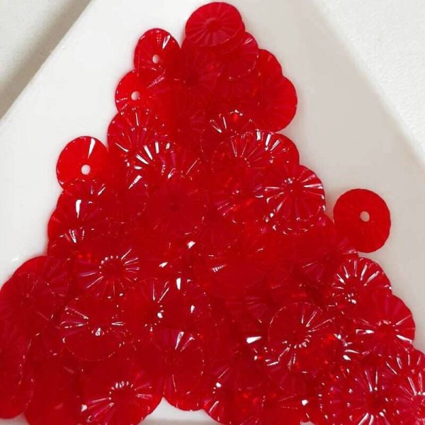 画像1: スパンコール2403 ソレイユ6mm レッド 1g (1)