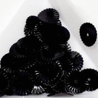 画像1: スパンコール限定258 ソレイユ10mm ブラック 1g
