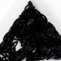 画像1: スパンコール限定262 大穴 リーフ9×4&アイ6×2 ブラック 1g
