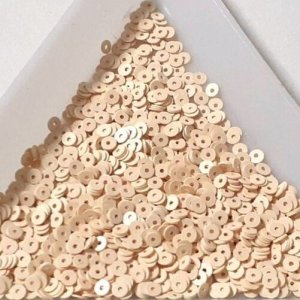 画像1: スパンコール1645 平2mm アイボリー1g (1)