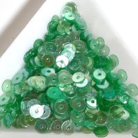 画像1: スパンコール1478 平4mm グリーン2g