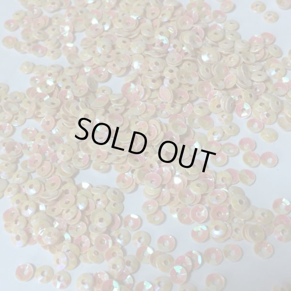 画像2: スパンコール763　ラウンド3mm　ベージュ　2g (2)